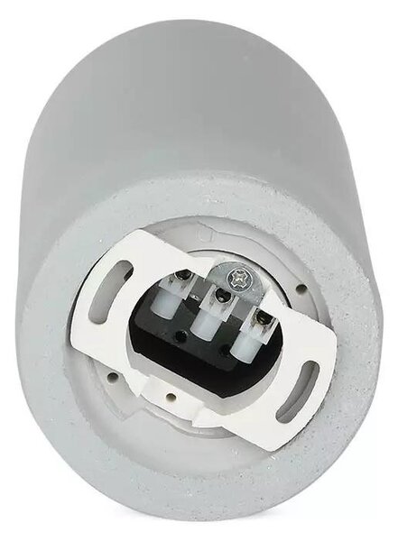 V-TAC GU10 LED falon kívüli lámpatest, szürke+rózsaarany - SKU 3137