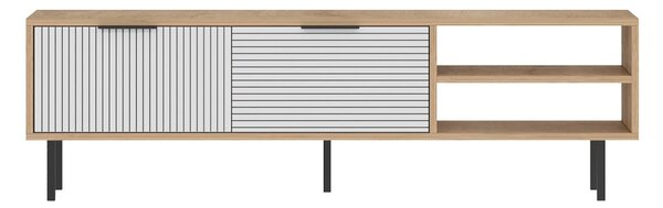 Venus TV-állvány, zafír tölgy-fehér, 150 cm
