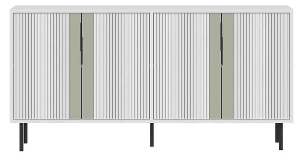 Caresa komód, fehér, 150 cm