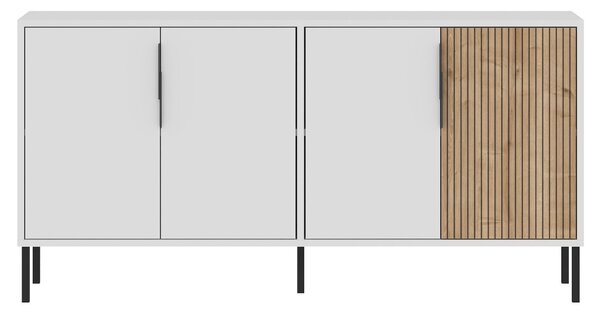 Callia komód, fehér-zafír tölgy, 150 cm