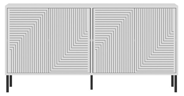 Evolet komód, fehér, 150 cm