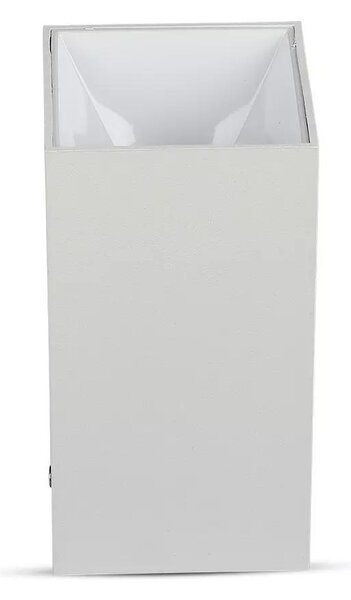 V-TAC GU10 LED falon kívüli lámpatest, fehér+fehér - SKU 8583
