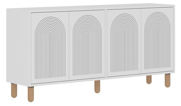 Doresta komód, fehér, 150 cm