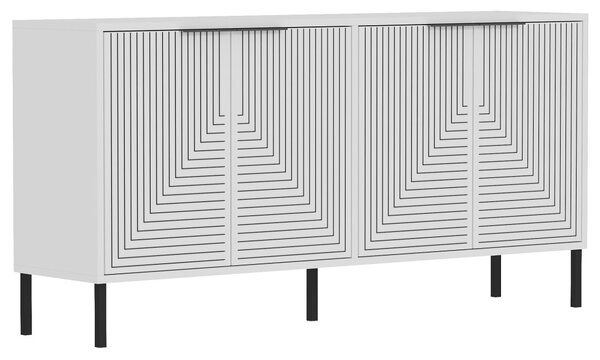 Lurea komód, fehér, 150 cm