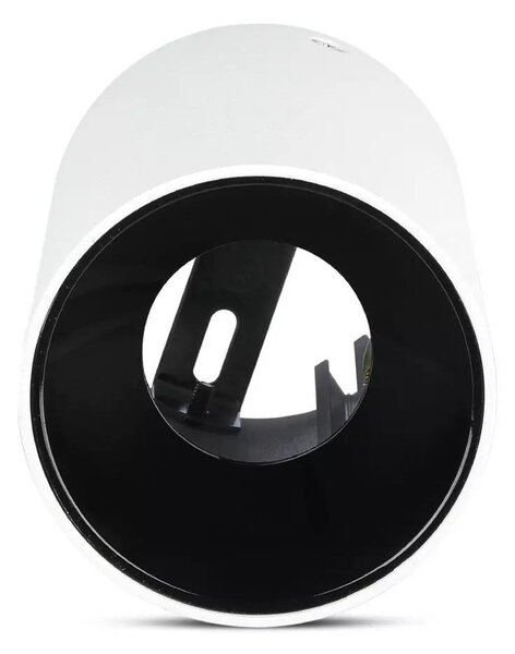 V-TAC GU10 LED falon kívüli lámpatest, fehér+fekete - SKU 8589