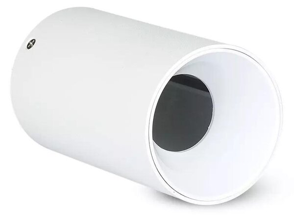 V-TAC GU10 LED falon kívüli lámpatest, fehér+fehér - SKU 8588