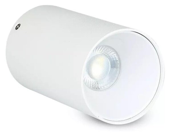V-TAC GU10 LED falon kívüli lámpatest, fehér+fehér - SKU 8588