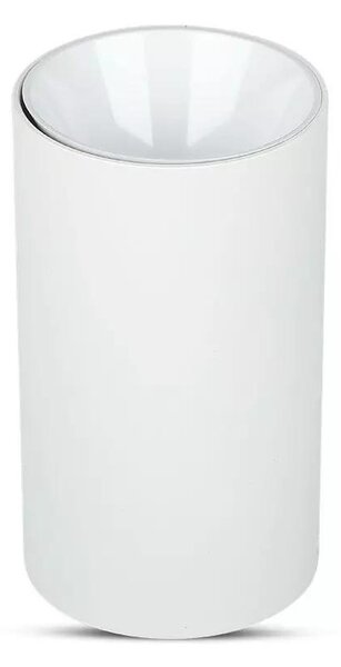 V-TAC GU10 LED falon kívüli lámpatest, fehér+fehér - SKU 8588