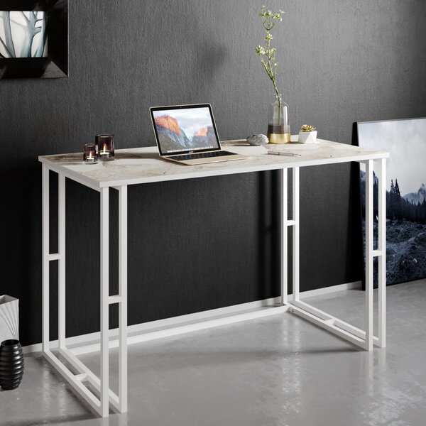Alfa íróasztal, fehér, 120 cm