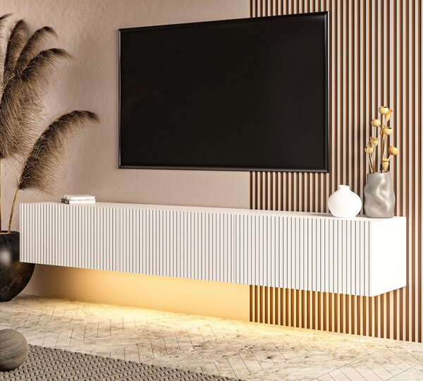 Ada TV-állvány, fehér, 180 cm