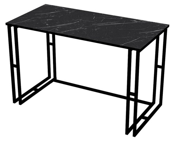 Alfa íróasztal, fekete, 120 cm
