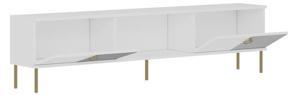 Paye TV-állvány, fehér, 180 cm