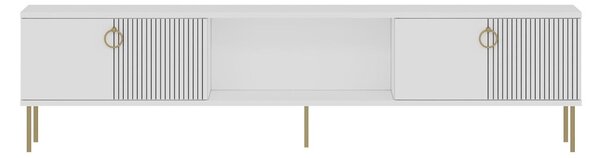 Paye TV-állvány, fehér, 180 cm