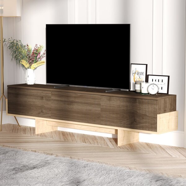 Hege TV-állvány, dió-zafír tölgy, 180 cm