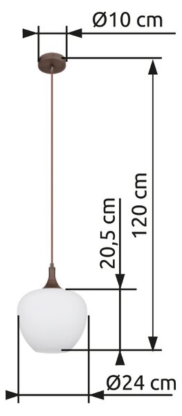 GLOBO MAXY 15548HC Függeszték