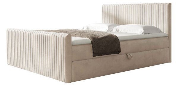 Wilsondo POLARIS boxspring ágy - krémszínű Méret: 200x200
