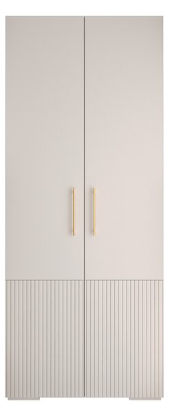 MANHATTAN 3 ruhásszekrény 100x237x47 - fehér
