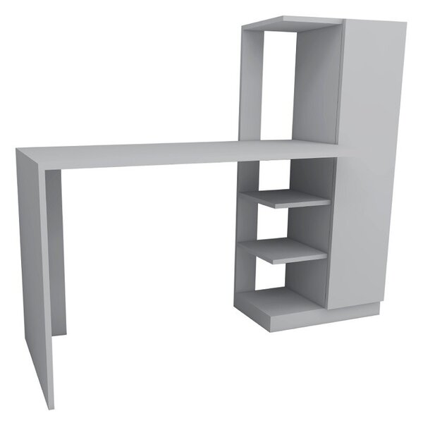 Yagiz íróasztal, fehér, 120 cm