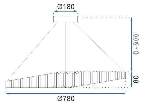 Mennyezeti Lámpa APP1202-CP
