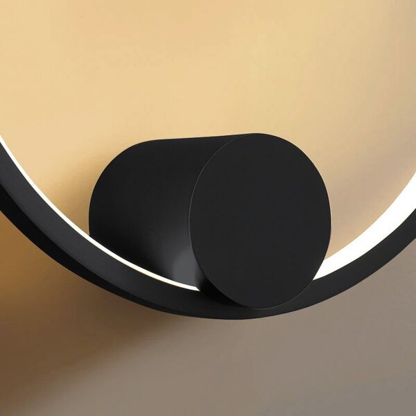 Fali lámpa LED APP1386-CW BLACK 40cm