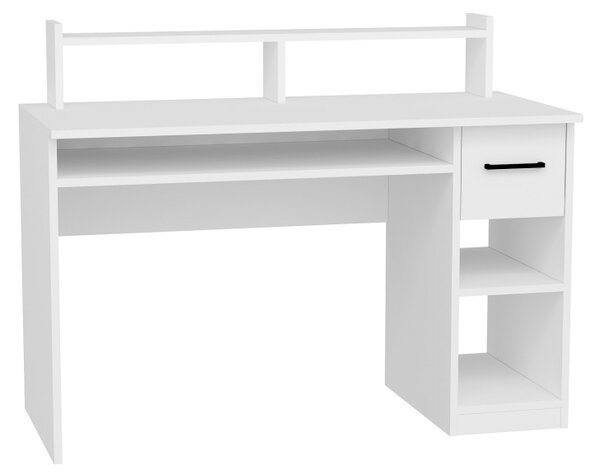 Eslem íróasztal, fehér, 99,3 cm