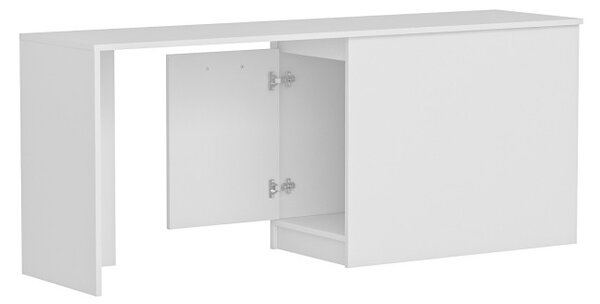 Akser íróasztal, fehér, 180 cm