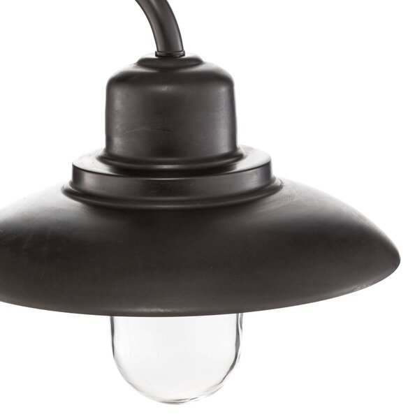 Moretti Luce Patio kültéri fali fényezett s.réz tiszta üveg, dimmelhető, Bronz / antik sárgaréz, Sárgaréz, Vidéki otthon / Rusztikus