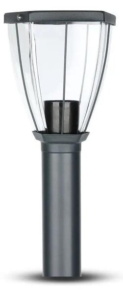V-TAC kültéri kandeláber, sötét szürke, E27 foglalattal - SKU 8629