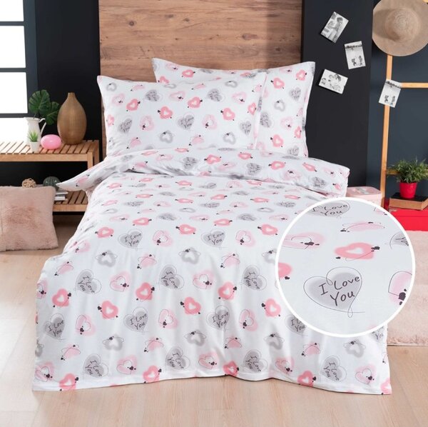 EMI Lovely pamut ágyneműhuzat, A standard egyszemélyes ágy szett tartalma: 1x 140x200 + 1x 70x90
