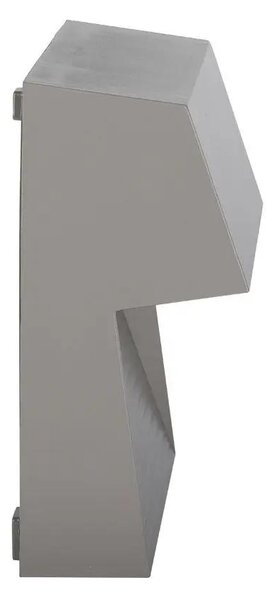 V-TAC 3W szürke LED lépcsővilágítás, szögletes, IP65, meleg fehér - SKU 1400