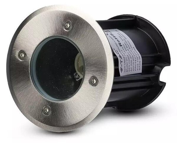 V-TAC kerek talajlámpa, IP65, GU10 foglalattal - SKU 7515