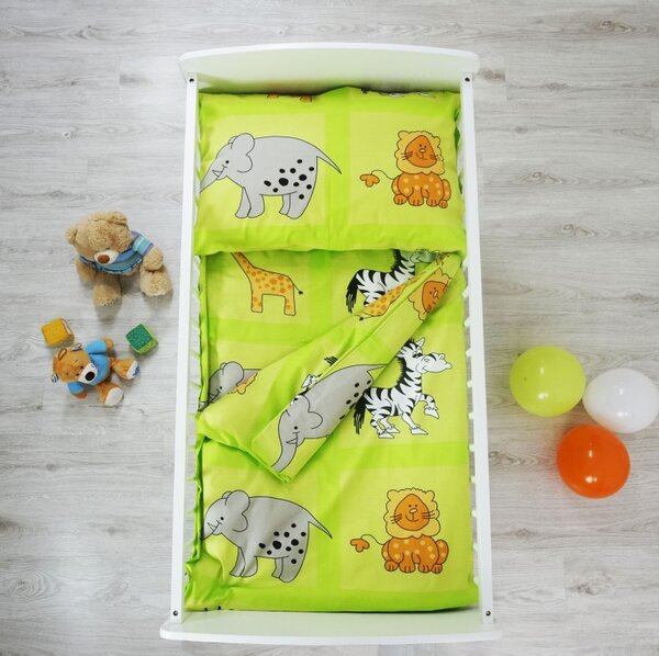 EMI Zoo gyerek ágyneműhuzat, Gyerekgarnitúra 90x130 + 45x65