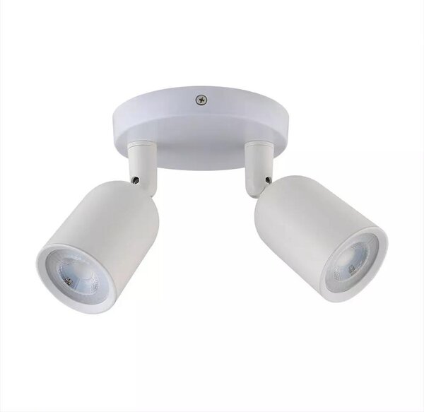 V-TAC mennyezeti/fali spotlámpa, 2db GU10 foglalattal - SKU 7981