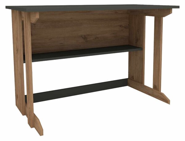 Pillar íróasztal, atlanti fenyő-antracit, 100 cm