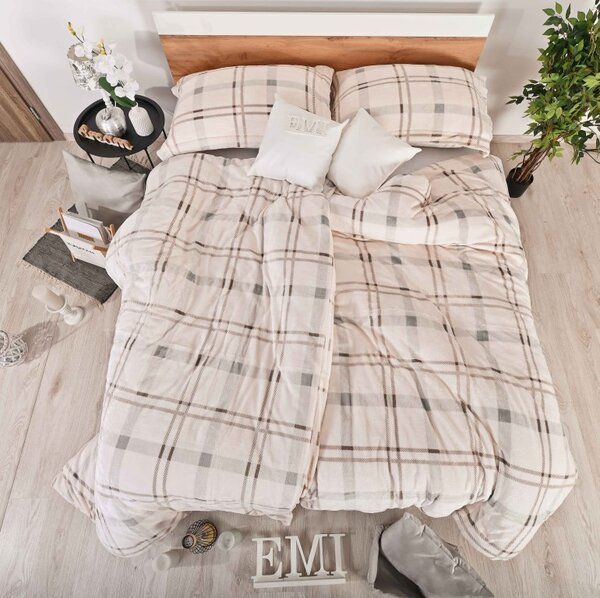 EMI Mona mikroplüss ágyneműhuzat, A standard egyszemélyes ágy szett tartalma: 1x 140x200 + 1x 70x90