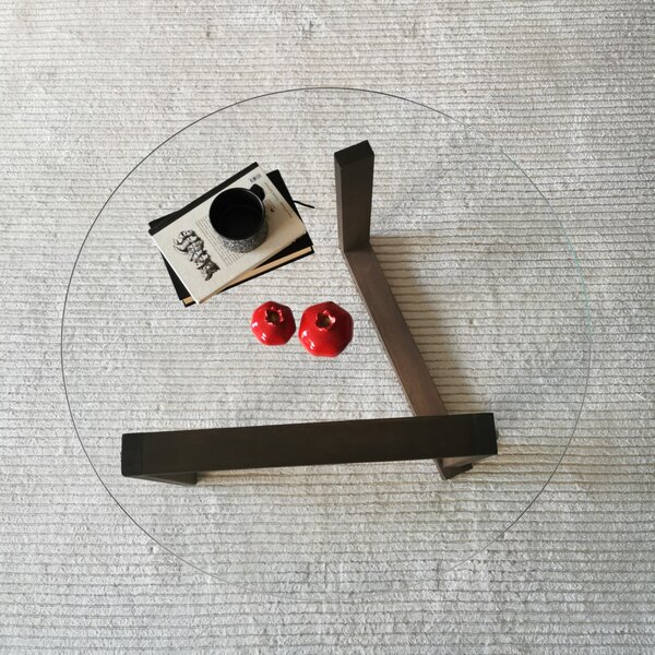 Yuvarlak Cam Orta Sehpa S300