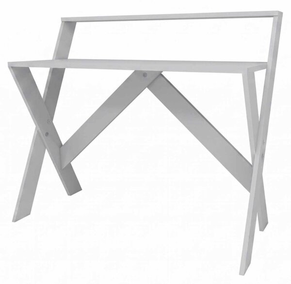 Íróasztal, fehér, 90 cm