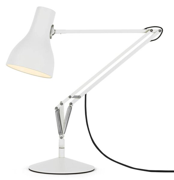 Anglepoise Type 75 asztali lámpa alpesi fehér, Fehér / opál, Dolgozószoba / Iroda, Alumínium, Indusztriális dizájn