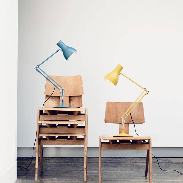 Anglepoise asztali világítás, 75-ös típus, Margaret Howell, sárga, Sárga / narancssárga, Dolgozószoba / Iroda, Alumínium, Indusztriális dizájn