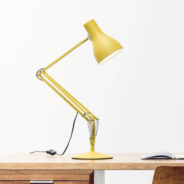 Anglepoise asztali világítás, 75-ös típus, Margaret Howell, sárga, Sárga / narancssárga, Dolgozószoba / Iroda, Alumínium, Indusztriális dizájn