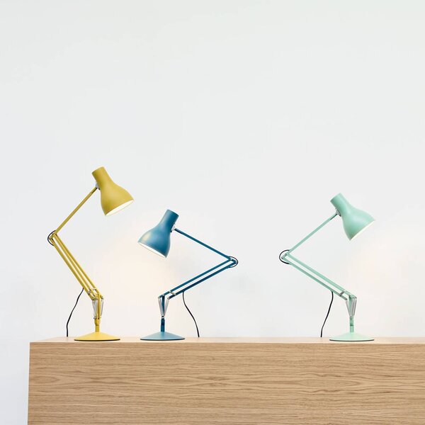 Anglepoise asztali világítás, 75-ös típus, Margaret Howell, sárga, Sárga / narancssárga, Dolgozószoba / Iroda, Alumínium, Indusztriális dizájn