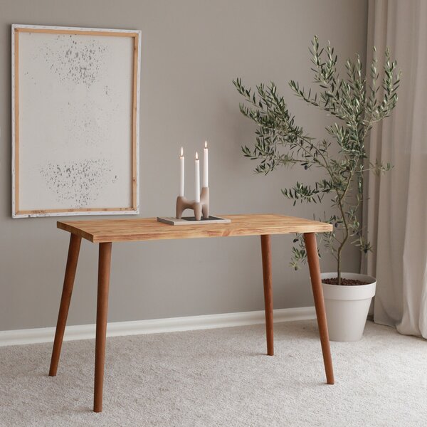 Cozy tömörfa íróasztal, 110 cm