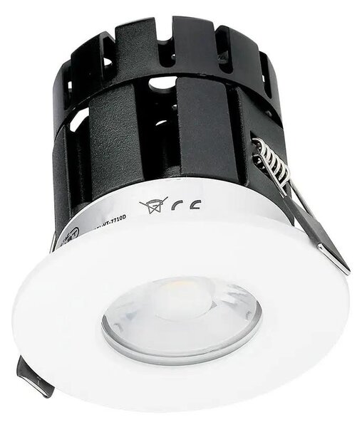V-TAC SMART tűzálló 10W spot lámpa, cserélhető fejjel, állítható színhőmérséklettel - SKU 1424