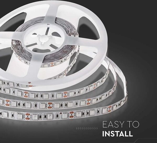 V-TAC LED szalag IP20 SMD 5050 chip 60 db/m kék - SKU 212137