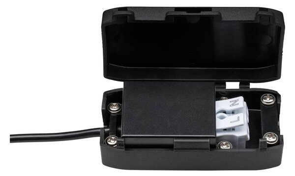 Paulmann Nova Plus Coin 3db IP23 2700K fekete, dimmelhető, Fekete, Folyosó, Alumínium, Modern