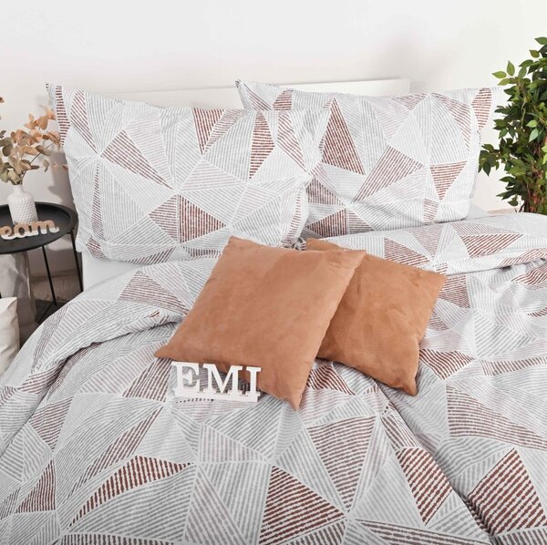 EMI Megan pamut ágyneműhuzat, A standard egyszemélyes ágy szett tartalma: 1x 140x200 + 1x 70x90