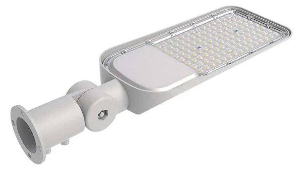 V-TAC utcai LED lámpa, térvilágító ledes lámpatest 30W hideg fehér, 100 Lm/W - SKU 20423