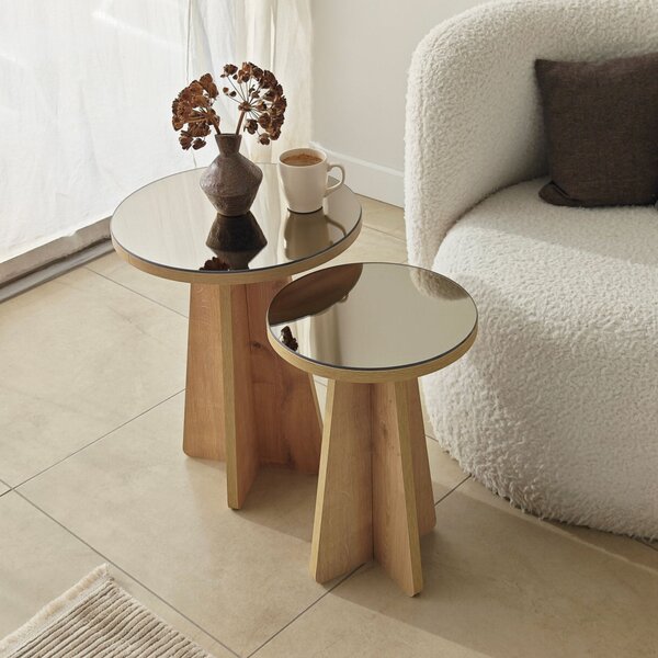 Luna - Bronze, Sapphire Oak