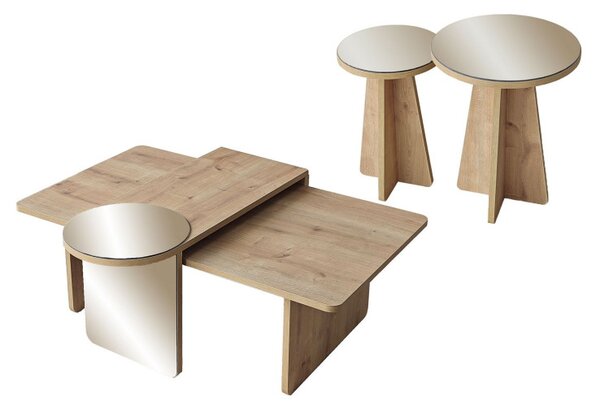 Luna 4 - Bronze, Sapphire Oak