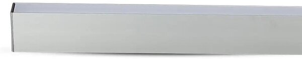 V-TAC ezüst mennyezetre függeszthető lineáris LED lámpa 120cm 40W hideg fehér - SKU 21601